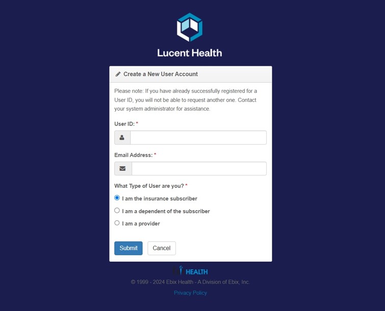 Lucent Health Cypress Provider Portal Sign in